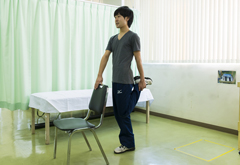 大腿四頭筋のストレッチング